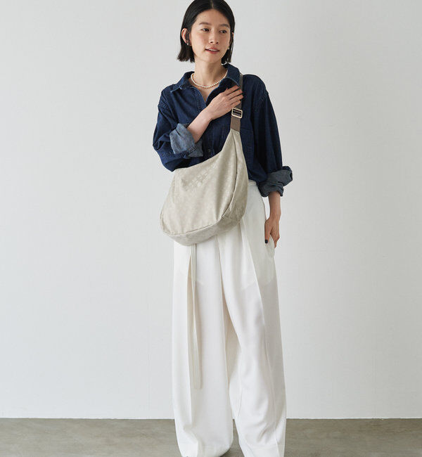  「クラウズナイロンラウンドビッグショルダーバッグ」|ショルダー・メッセンジャー|