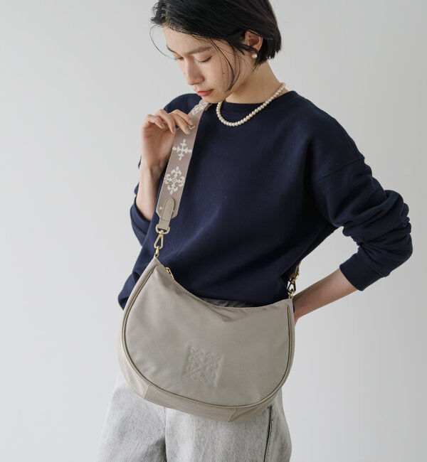  「コーデュラナイロン2WAYショルダーバッグ」|ショルダー・メッセンジャー|グレージュ
