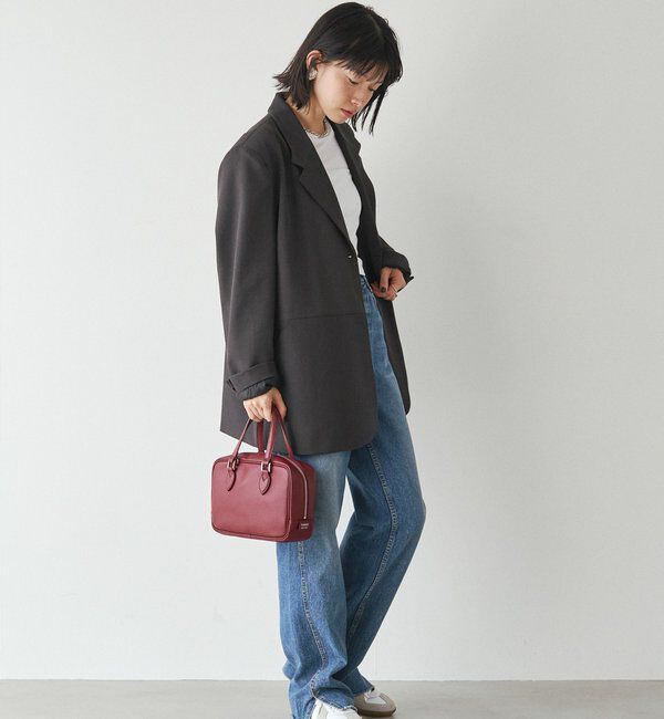  「レザー2WAYミニボストンバッグ」|ボストンバッグ|