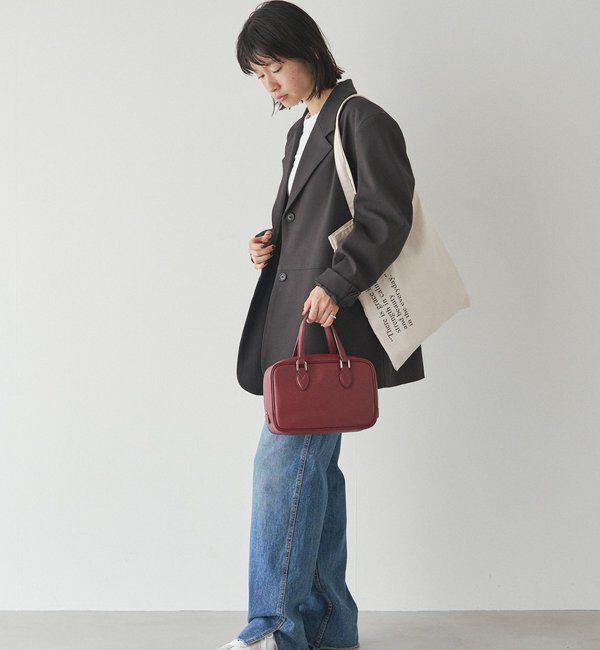  「レザー2WAYミニボストンバッグ」|ボストンバッグ|