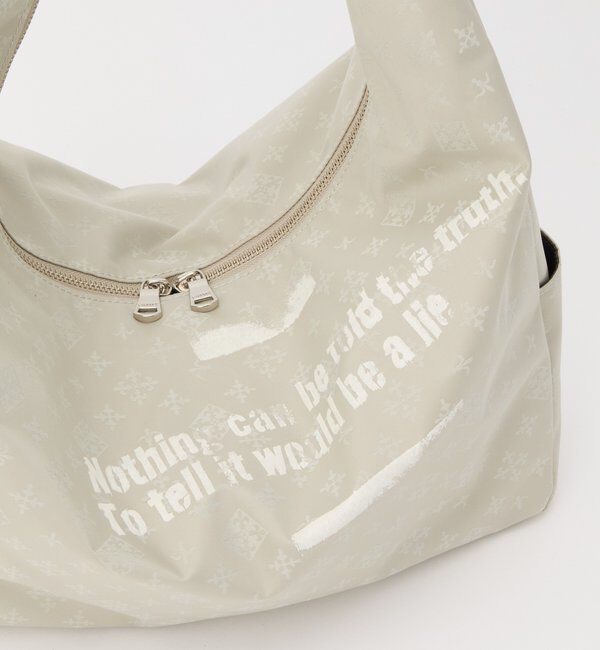  「ステンシル風プリント ナイロン2WAYショルダーバッグ」|ショルダー・メッセンジャー|