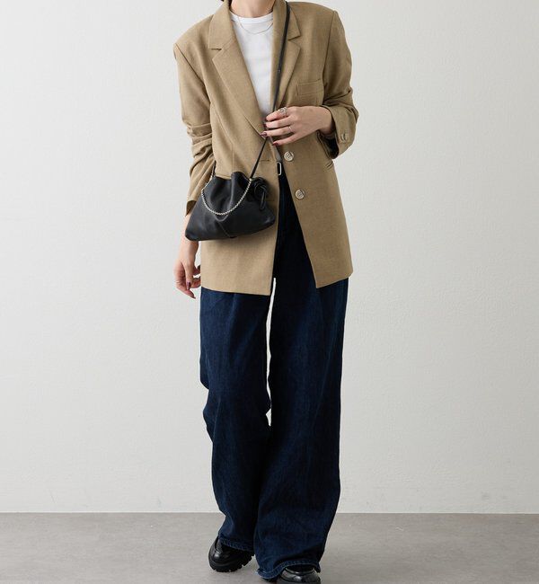  「レザー巾着4WAYミニショルダーバッグ」|ショルダー・メッセンジャー|