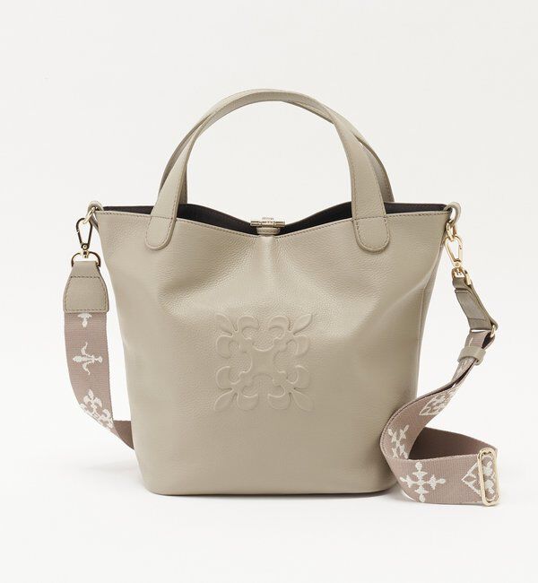  「《WEB限定》エンボスモノグラム2WAYミニトートバッグ」|トートバッグ|