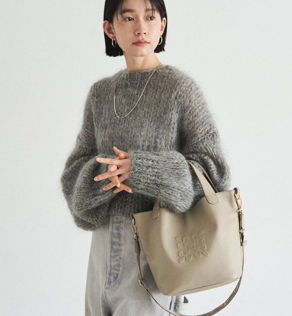  「《WEB限定》エンボスモノグラム2WAYミニトートバッグ」|トートバッグ|