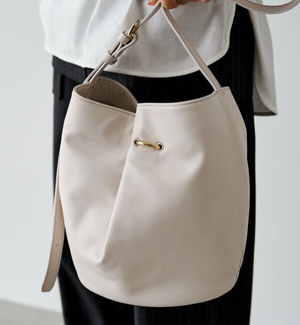  「ツイードスカーフ付きレザー2WAYショルダーバッグ」|ショルダー・メッセンジャー|