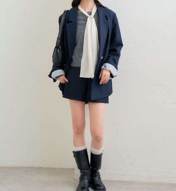  「金ボタンテーラードジャケット」|テーラードジャケット|