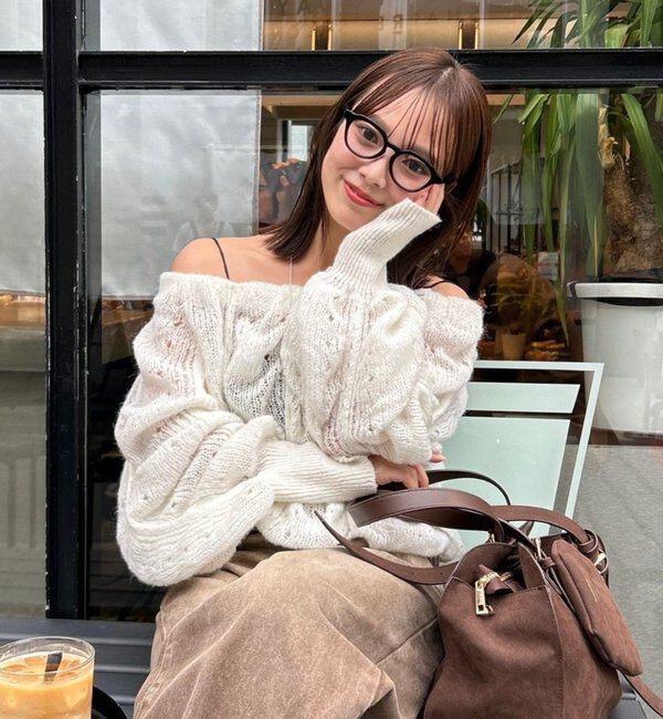  「ウェーブシアーホイップニット」|ニット・セーター|