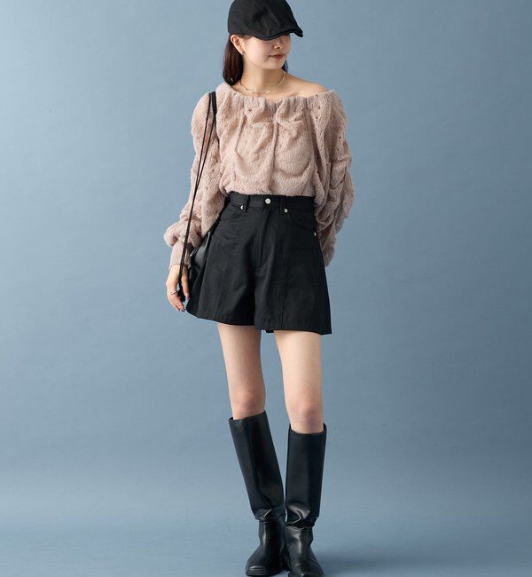  「ウェーブシアーホイップニット」|ニット・セーター|