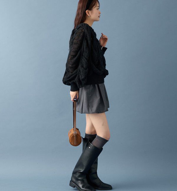  「ウェーブシアーホイップニット」|ニット・セーター|