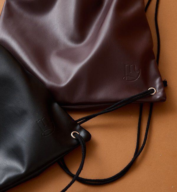  「フェイクレザーナップサック」|トートバッグ|