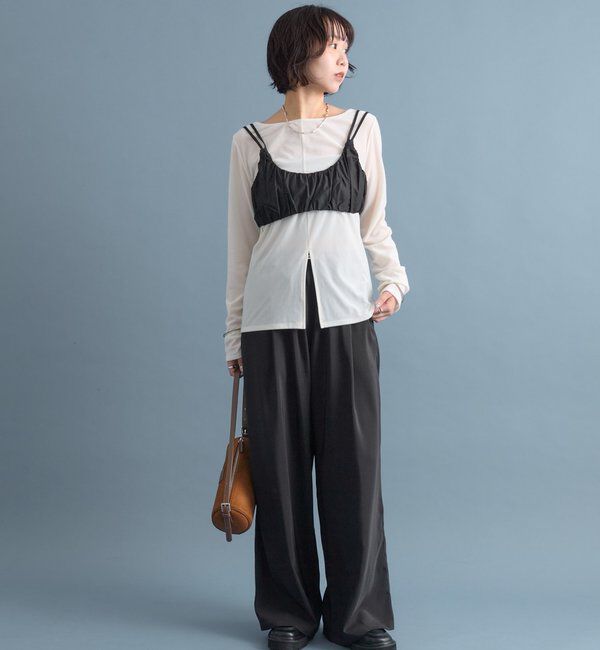  「ギャザービスチェ SETトップス」|Tシャツ・カットソー|