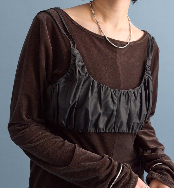  「ギャザービスチェ SETトップス」|Tシャツ・カットソー|