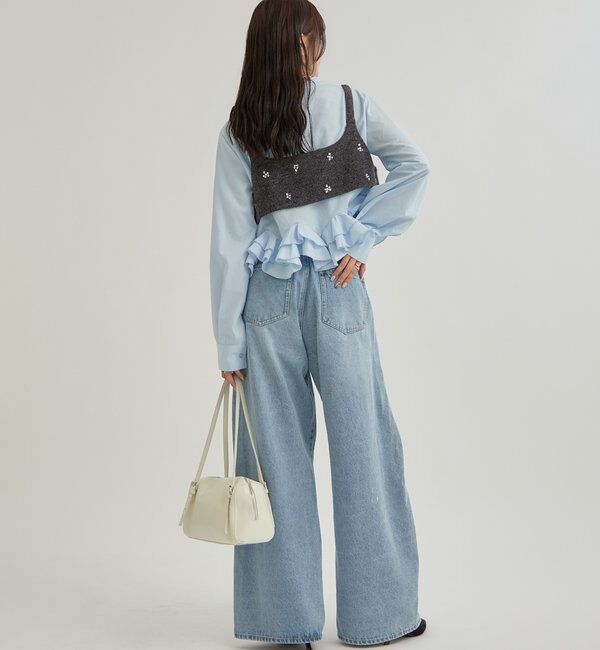  「ウールライク ビジュービスチェ」|シャツ・ブラウス|