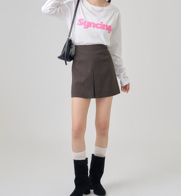  「ロゴチビロングTシャツ」|Tシャツ・カットソー|