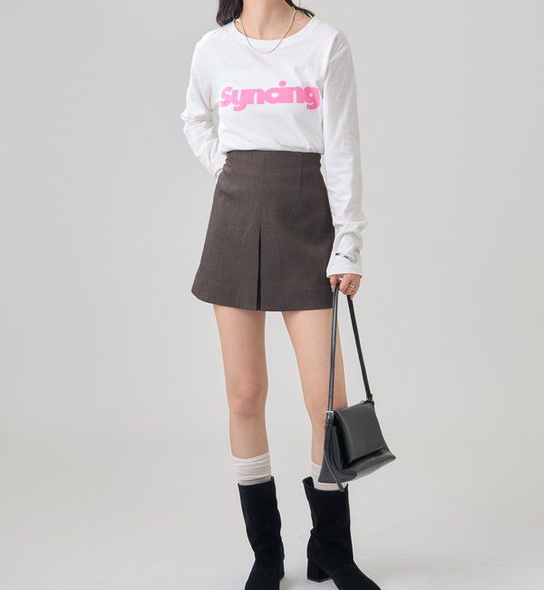  「ロゴチビロングTシャツ」|Tシャツ・カットソー|