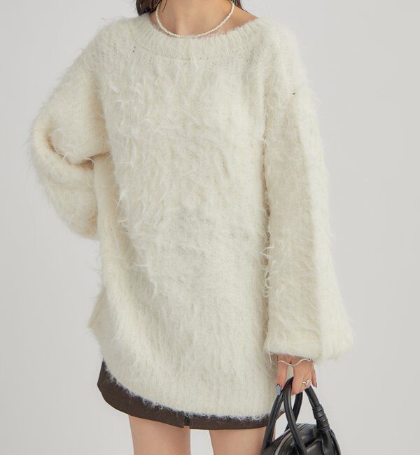  「ふわふわシャギーニット」|ニット・セーター|