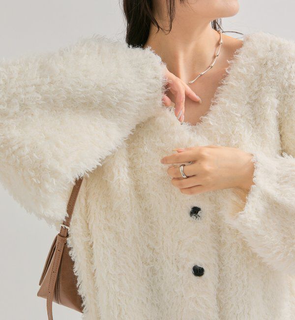  「ループボタン カーディガン」|カーディガン|