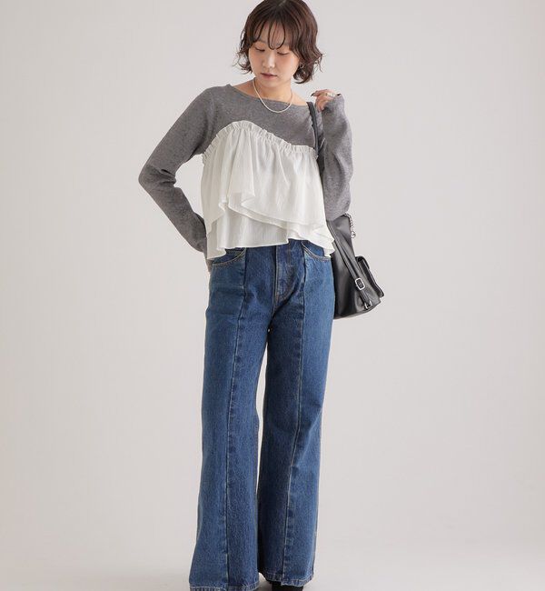  「ビスチェドッキングニット」|ニット・セーター|