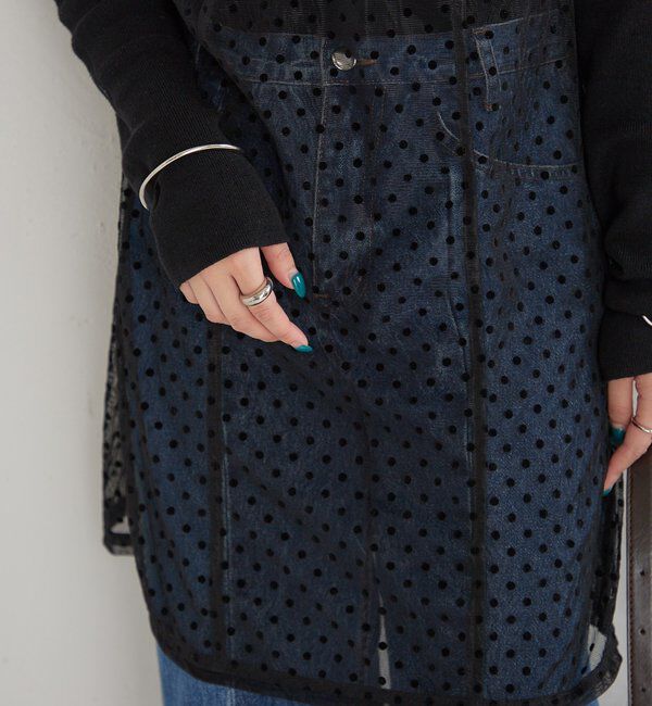  「ドットチュールキャミチュニック」|キャミソール|