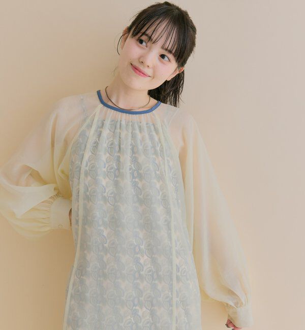  「[森川企画]シアーレイヤード ワンピースSET」|ワンピース|