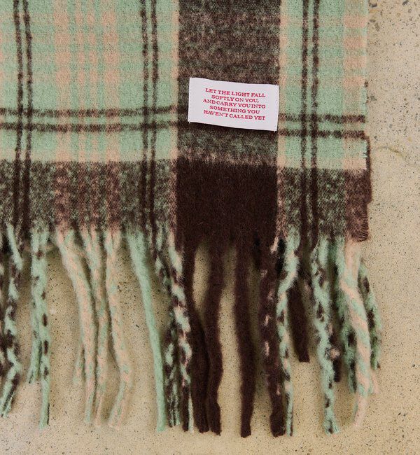  「チェックストール」|マフラー|