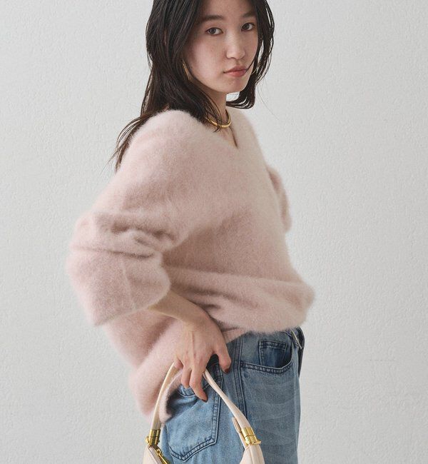  「FURカシミヤVニット」|ニット・セーター|