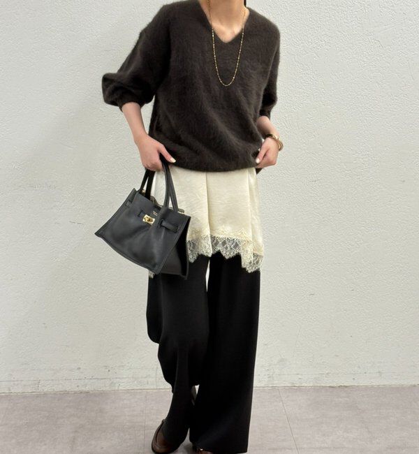  「FURカシミヤVニット」|ニット・セーター|