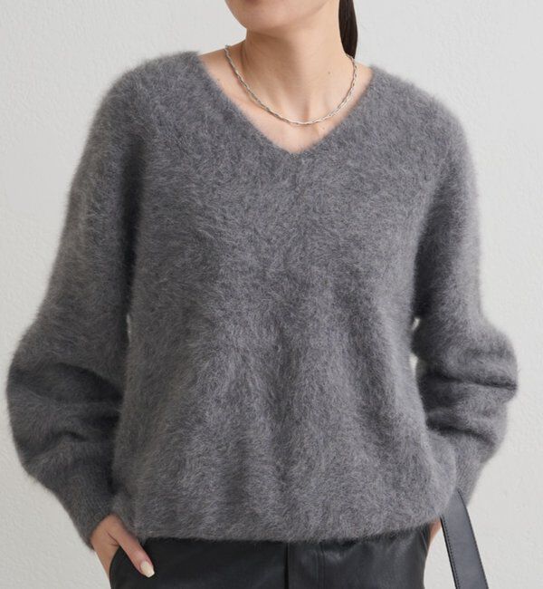  「FURカシミヤVニット」|ニット・セーター|