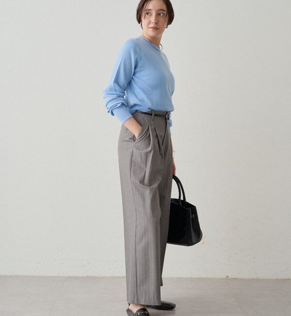  「ウールカシミヤクルーニット」|ニット・セーター|