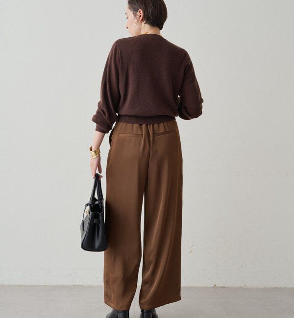  「ウールカシミヤクルーニット」|ニット・セーター|