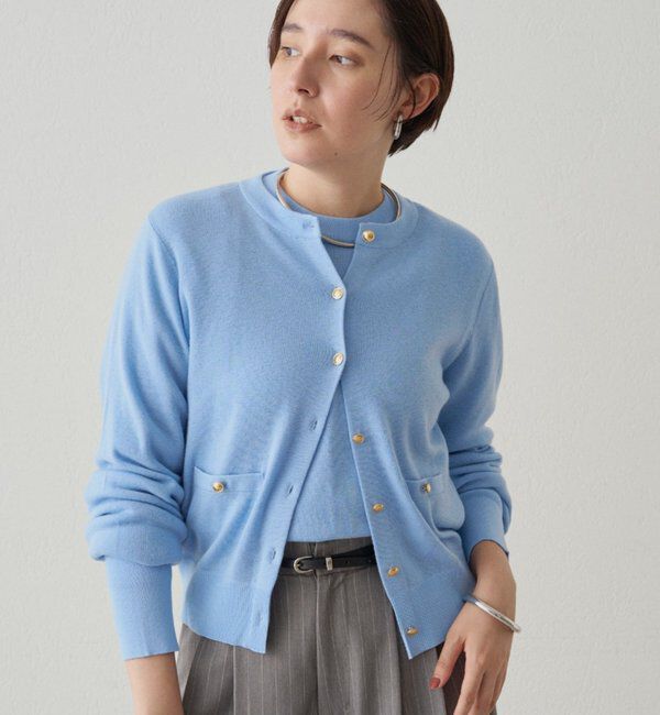  「ウールカシミヤニットカーデ」|ニット・セーター|