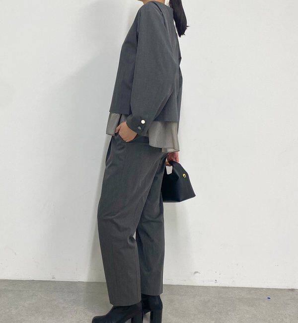  「ペプラムレイヤードブラウス」|シャツ・ブラウス|