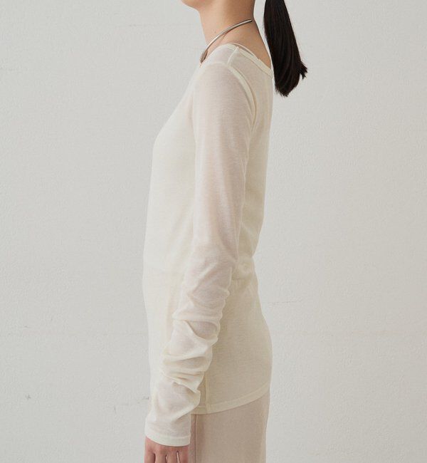  「ラウンドシアーカットソー」|Tシャツ・カットソー|