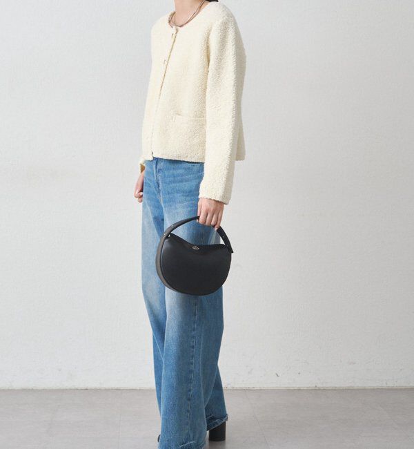  「ウールボアニットコーディガン」|ニット・セーター|
