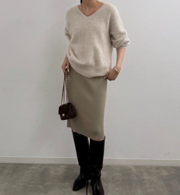  「ニットスカート+パンツセット」|チノ|