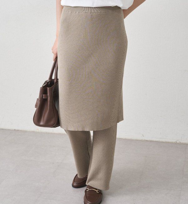  「ニットスカート+パンツセット」|チノ|