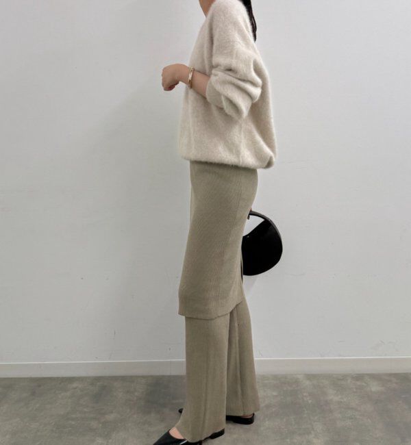 「ニットスカート+パンツセット」|チノ|