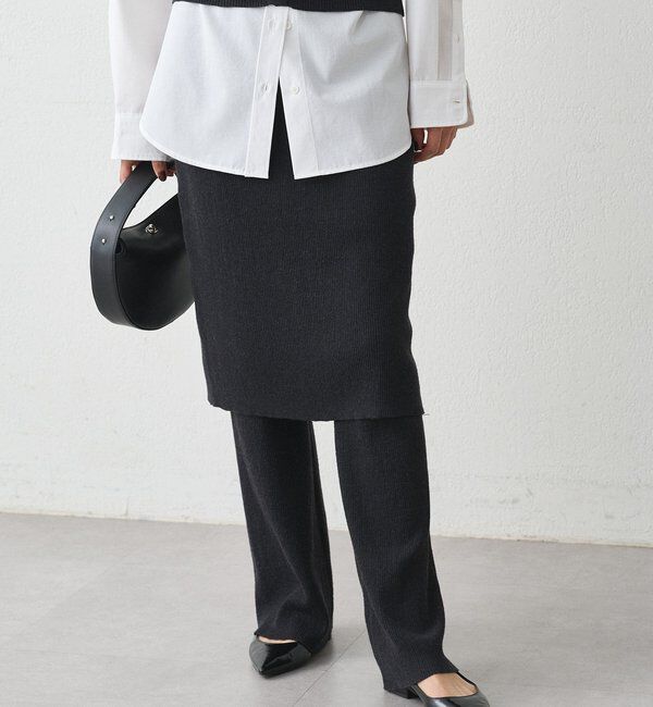  「ニットスカート+パンツセット」|チノ|