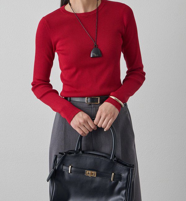  「BASICクルーニット」|ニット・セーター|