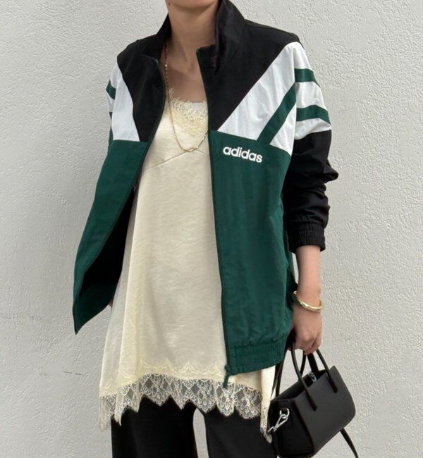  「adidas ラインナイロンジャケット」|ベスト・ジレ|
