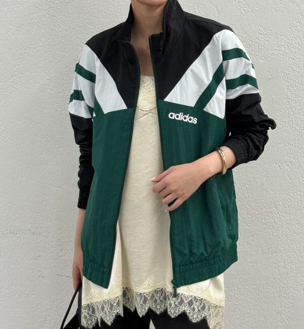 「adidas ラインナイロンジャケット」|ベスト・ジレ|
