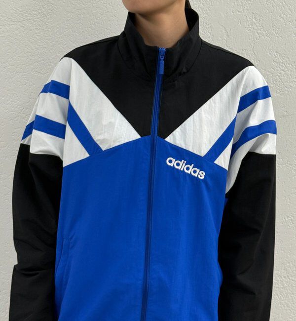 「adidas ラインナイロンジャケット」|ベスト・ジレ|