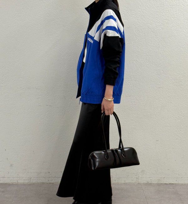  「adidas ラインナイロンジャケット」|ベスト・ジレ|