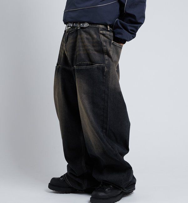  「SLASH POCKET BLAST WIDE DENIM」|デニム|