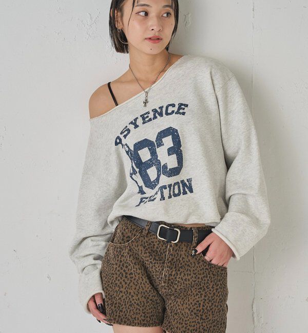  「ELLIOTT NUMBERIHG ONE-SHOULDERSWEATSHIRT」|Tシャツ・カットソー|
