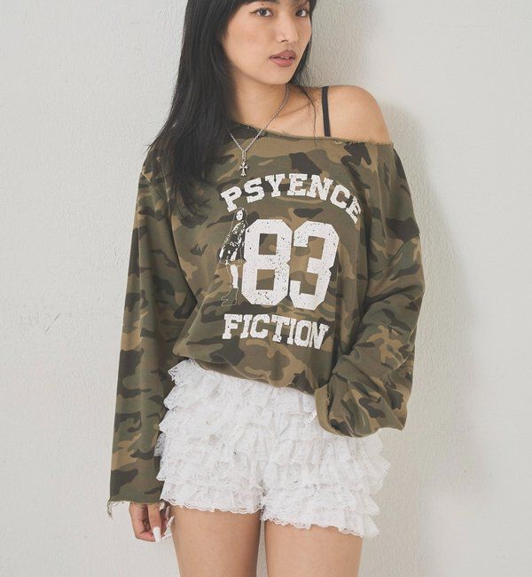  「ELLIOTT NUMBERIHG ONE-SHOULDERSWEATSHIRT」|Tシャツ・カットソー|