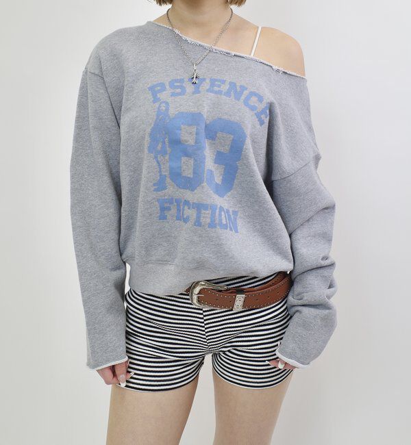  「ELLIOTT NUMBERIHG ONE-SHOULDERSWEATSHIRT」|Tシャツ・カットソー|