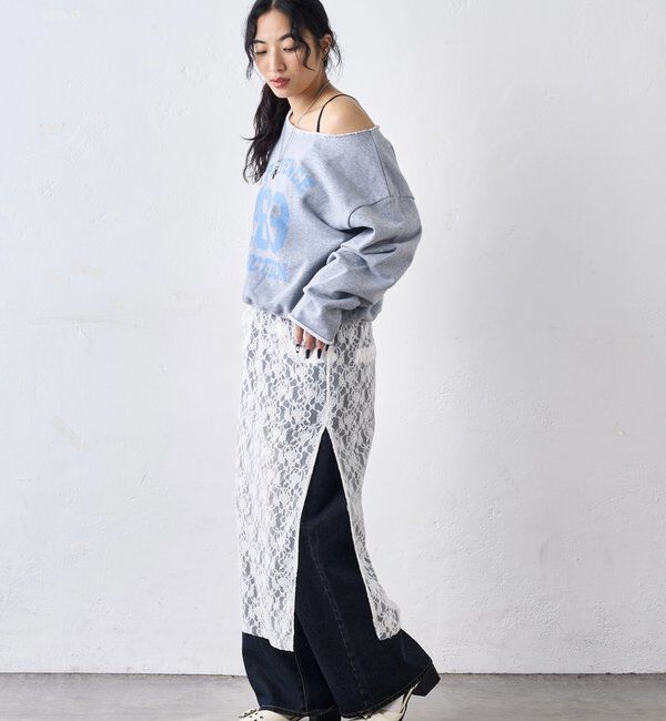  「ELLIOTT NUMBERIHG ONE-SHOULDERSWEATSHIRT」|Tシャツ・カットソー|