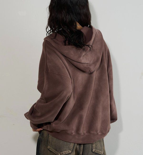  「【SLOPPY】RHINESTONE ZIP HOODIE」|パーカー|