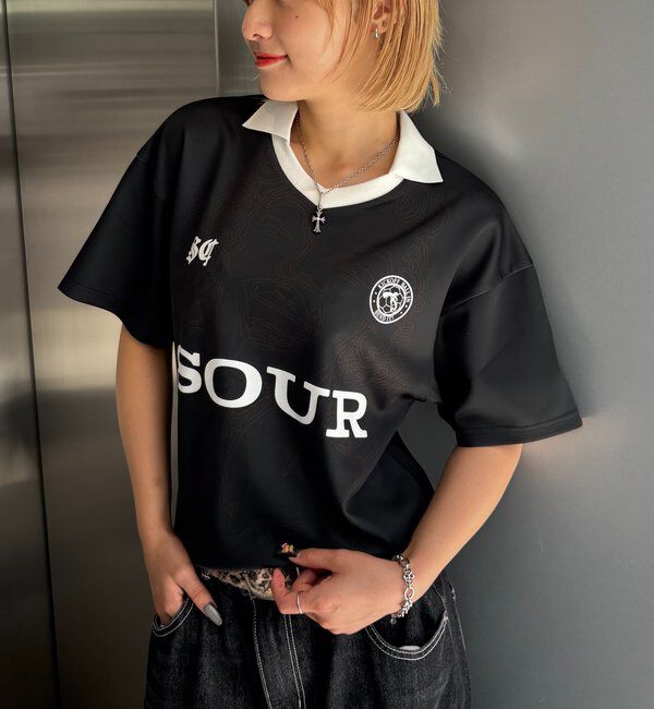 「【SOUR CREAM/サワークリーム】モンローサッカーユニフォームTEE」|Tシャツ・カットソー|
